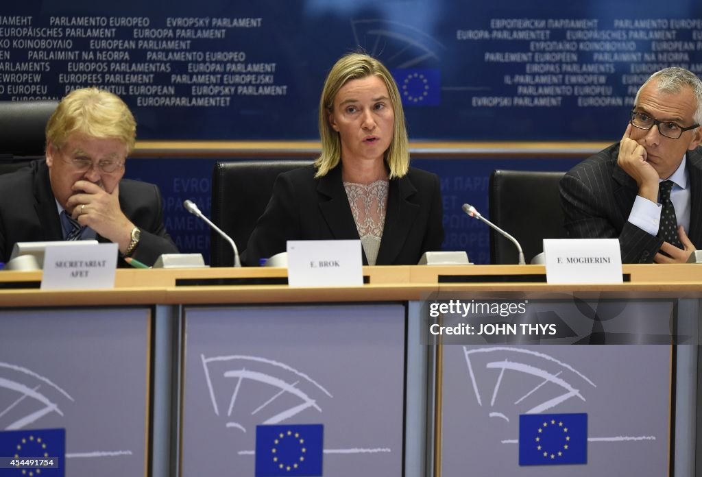 BELGIUM-EU-PARLIAMENT-MOGHERINI