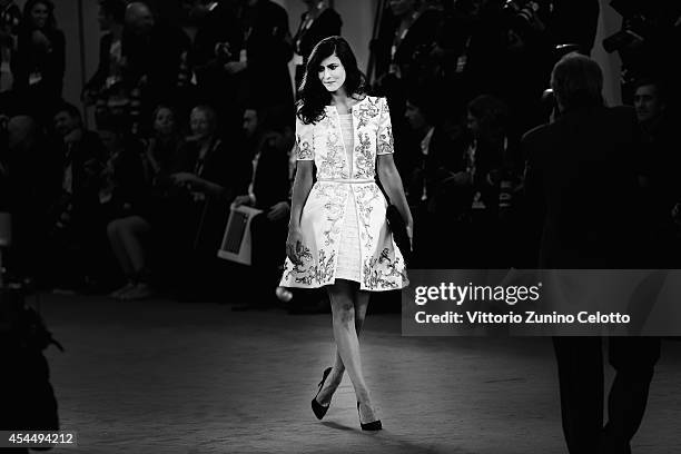Anna Mouglalis attends the 'Nymphomaniac: Volume 2 - Directors Cut' premiere during the 71st Venice Film Festival on September 1, 2014 in Venice,...