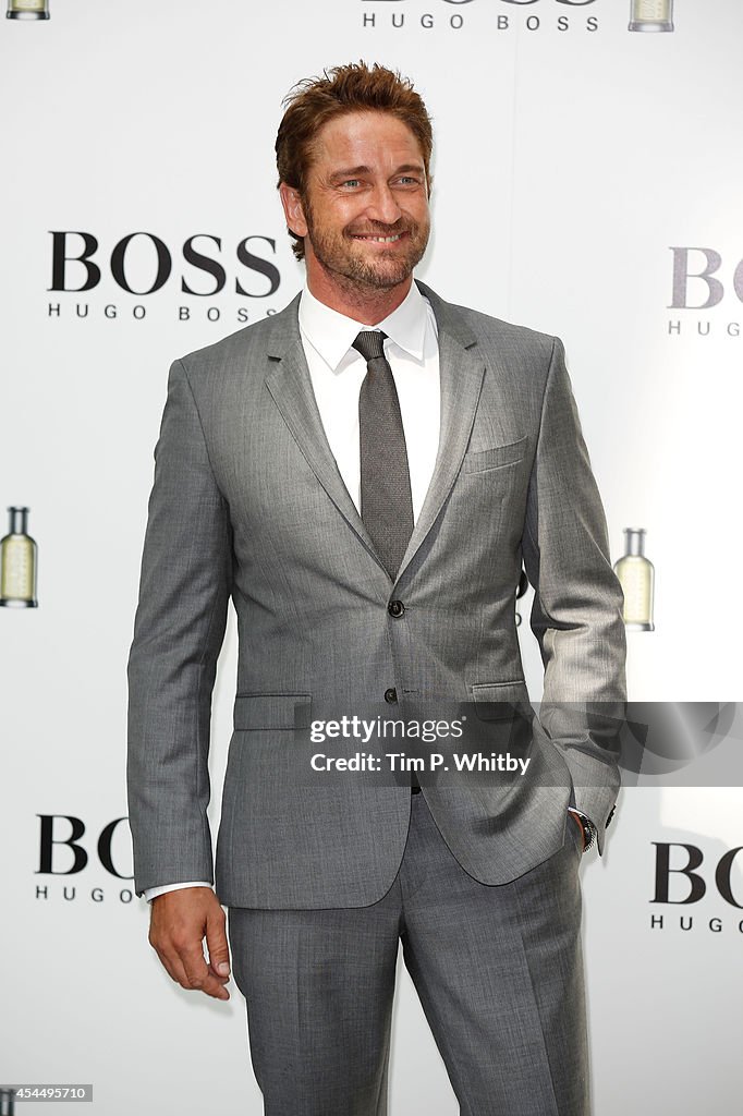 Gerard Butler Is Unveiled As The New Face Of BOSS BOTTLED