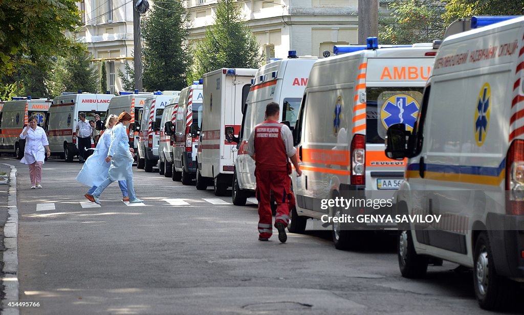 UKRAINE-RUSSIA-CRISIS-MEDICINE