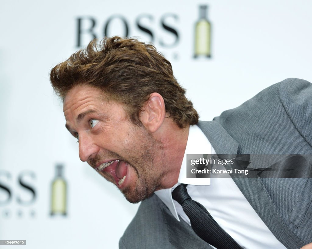 Gerard Butler Is Unveiled As The New Face Of BOSS BOTTLED