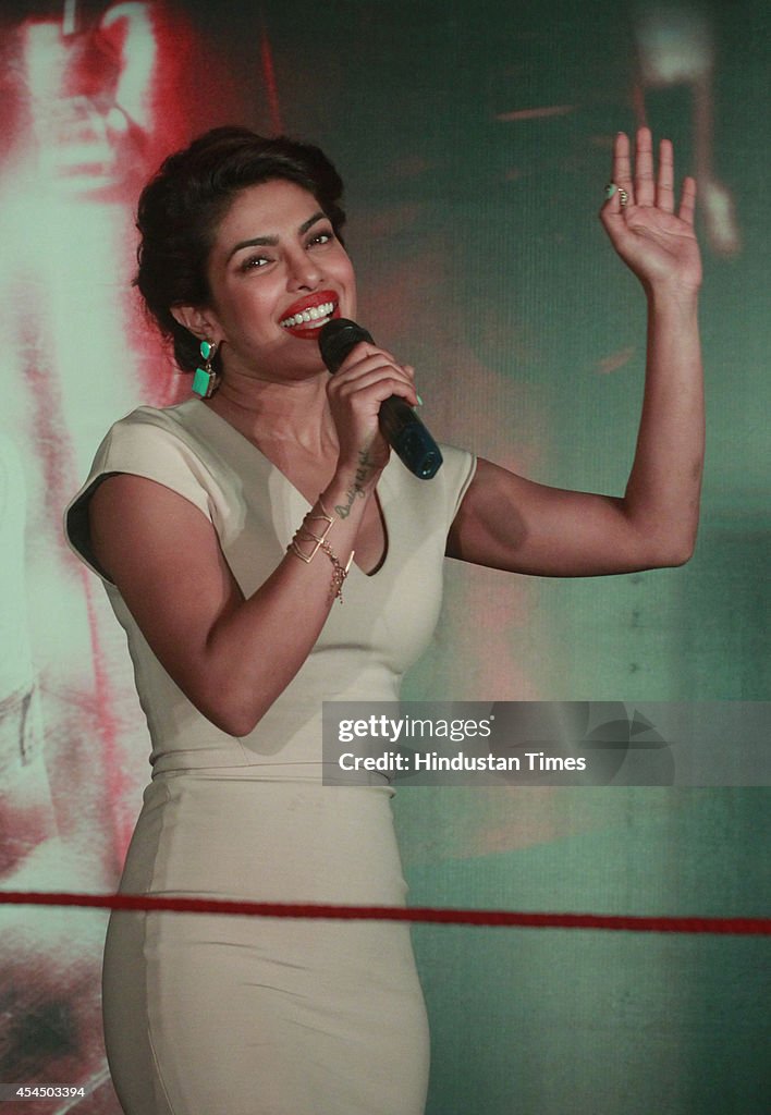 Priyanka Chopra Promotes Upcoming Bollywood Movie Mary Kom
