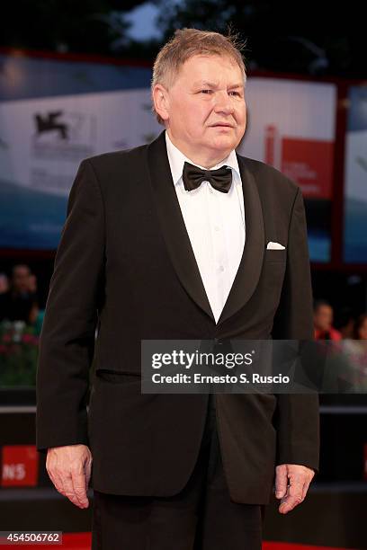 Holger Andersson attends the 'A Pigeon Sat On A Branch Reflecting On Existence' - Premiere during the 71st Venice Film Festival on September 2, 2014...