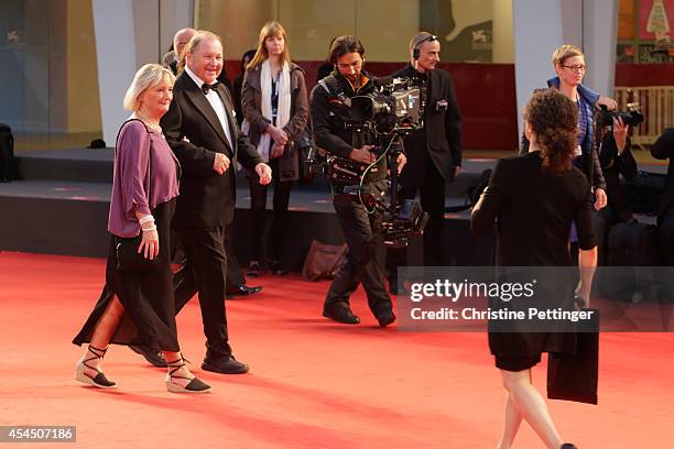 Roy Andersson attends 'A Pigeon Sat On A Branch Reflecting On Existence' premiere during the 71st Venice Film Festival on September 2, 2014 in...