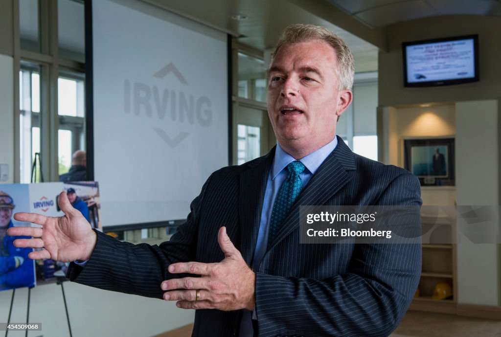 Tour Of Irving Oil Ltd. Refinery And Departing Chief Executive Officer Paul Brown Interview