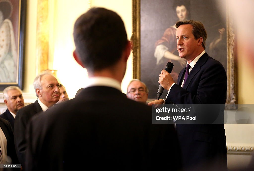 Prime Minister David Cameron Hosts A NATO Parliamentary Assembly Reception