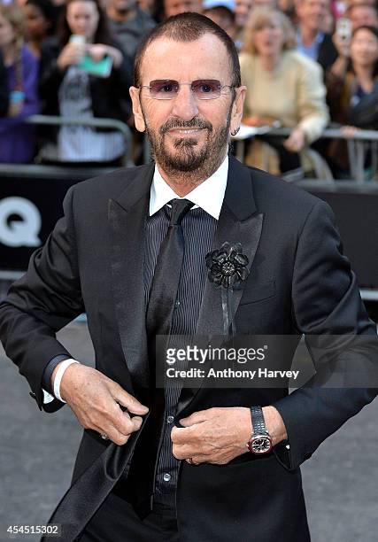Ringo Starr attends the GQ Men of the Year awards at The Royal Opera House on September 2, 2014 in London, England.