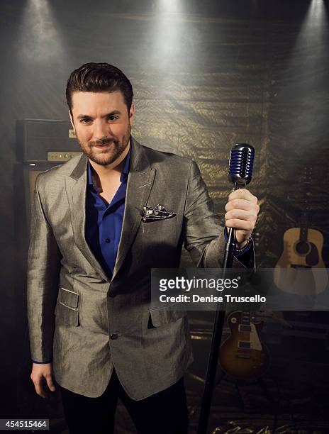 Singer Chris Young poses for a portrait at the Academy of Country Music Awards for People Magazine on April 6, 2014 in Las Vegas, Nevada.