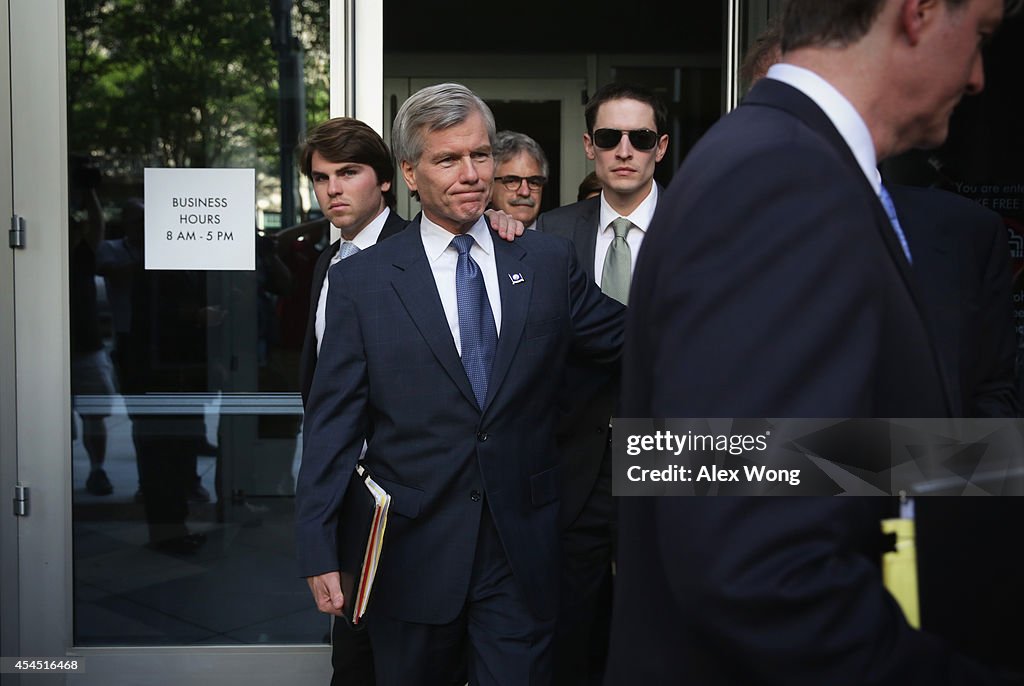 Corruption Trial Of Former Virginia Governor McDonnell And His Wife Continues In Richmond