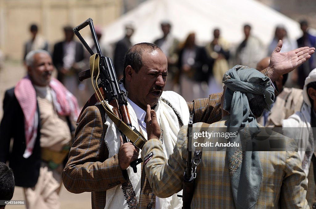 Anti-government protest in Sanaa