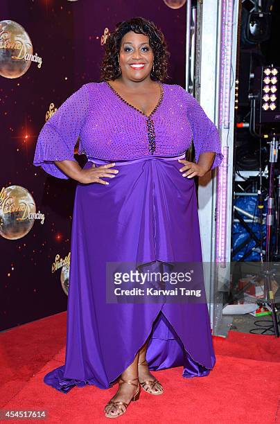 Alison Hammond attends the red carpet launch for Strictly Come Dancing 2014 at Elstree Studios on September 2, 2014 in Borehamwood, England.