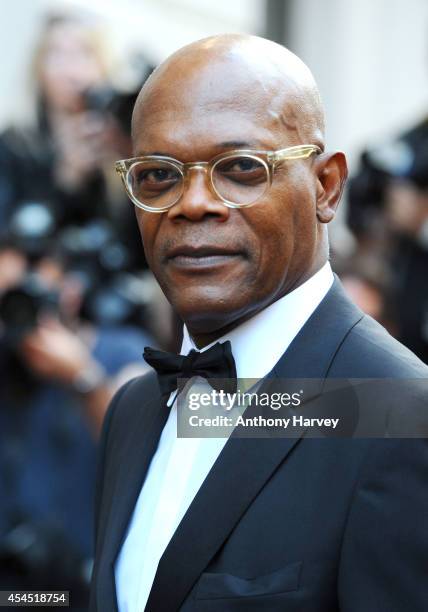 Samuel L. Jackson attends the GQ Men of the Year awards at The Royal Opera House on September 2, 2014 in London, England.