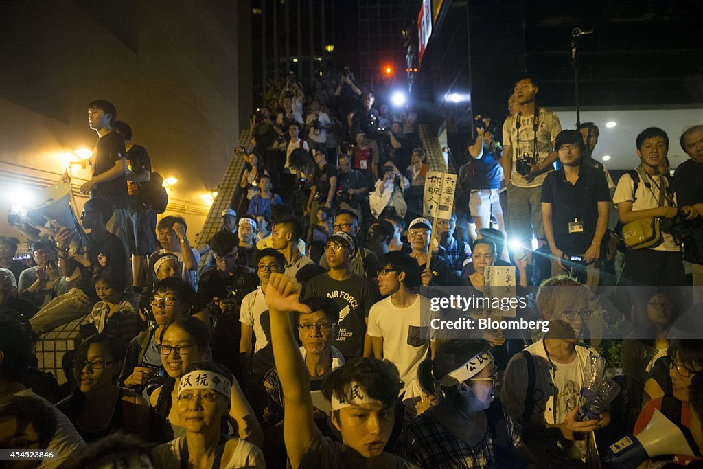 Occupy Central Protesters Rally Against China Vote On Hong Kong Universal Suffrage