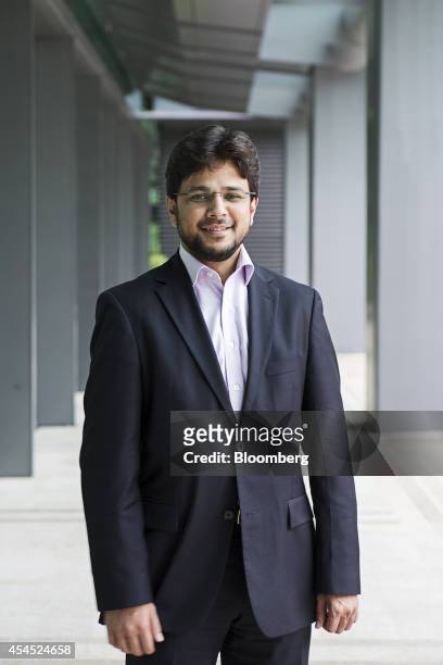 Ashar Nazim, head of the Global Islamic Banking Center at Ernst & Young LLP, stands for a photograph at the Global Islamic Finance Forum in Kuala...