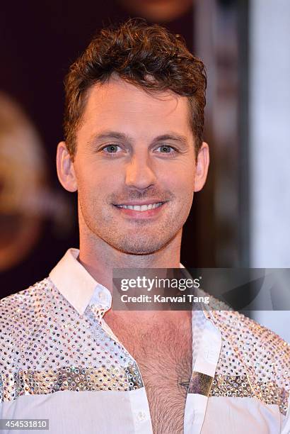 Tristan MacManus attends the red carpet launch for Strictly Come Dancing 2014 at Elstree Studios on September 2, 2014 in Borehamwood, England.