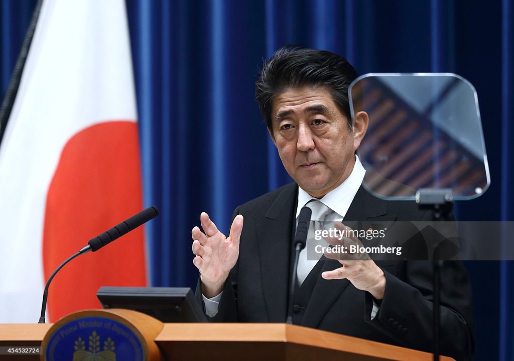 Japanese Prime Minister Shinzo Abe Unveils New Cabinet