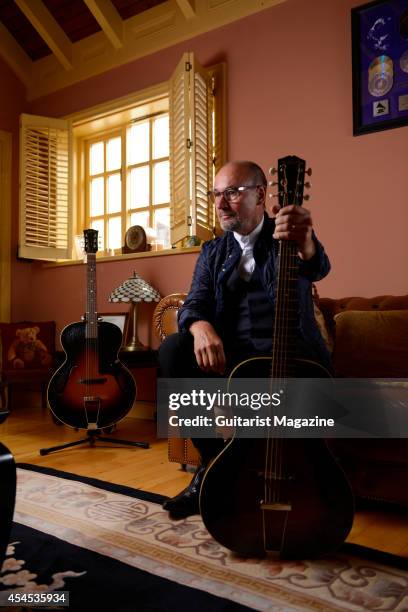 Portrait of Welsh rock musician Andy Fairweather Low photographed at his home in Cardiff, Wales, on August 30, 2013. Low is best known as a member of...