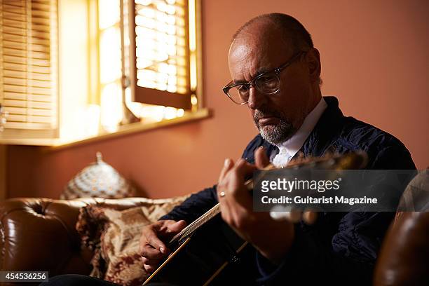 Portrait of Welsh rock musician Andy Fairweather Low photographed at his home in Cardiff, Wales, on August 30, 2013. Low is best known as a member of...