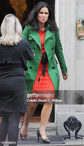 Susanna Reid attends the Downing Street Christmas Party at 10 Downing Street on December 9, 2013 in London, England.