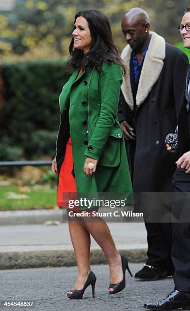 Susanna Reid attends the Downing Street Christmas Party at 10 Downing Street on December 9, 2013 in London, England.