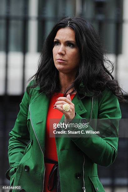 Susanna Reid attends the Downing Street Christmas Party at 10 Downing Street on December 9, 2013 in London, England.