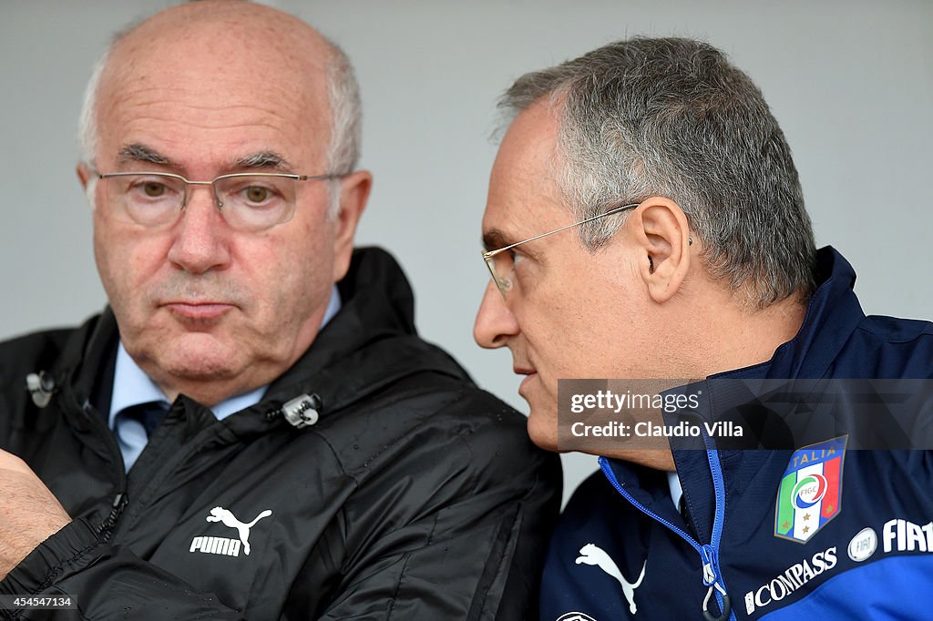 Italy Training Session & Press Conference