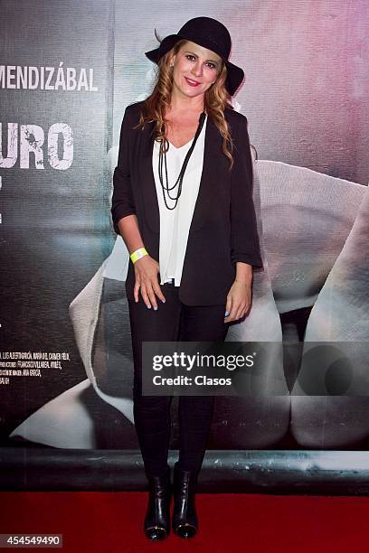 Roxana Castellanos during the red carpet of the mexican movie EL Lado Oscuro De La Luz at Cinemex Antara on September 2, 2014 in Mexico City, Mexico....