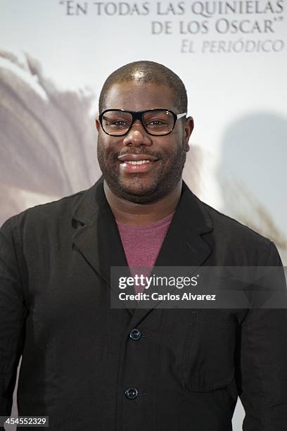 Director Steve McQueen attends "12 Years a Slave" photocall at the ME Hotel on December 9, 2013 in Madrid, Spain.