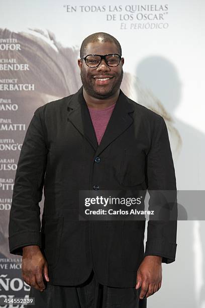 Director Steve McQueen attends "12 Years a Slave" photocall at the ME Hotel on December 9, 2013 in Madrid, Spain.