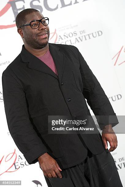Director Steve McQueen attends "12 Years a Slave" photocall at the ME Hotel on December 9, 2013 in Madrid, Spain.