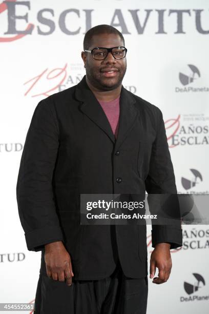 Director Steve McQueen attends "12 Years a Slave" photocall at the ME Hotel on December 9, 2013 in Madrid, Spain.