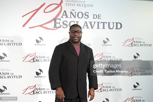 Director Steve McQueen attends "12 Years a Slave" photocall at the ME Hotel on December 9, 2013 in Madrid, Spain.