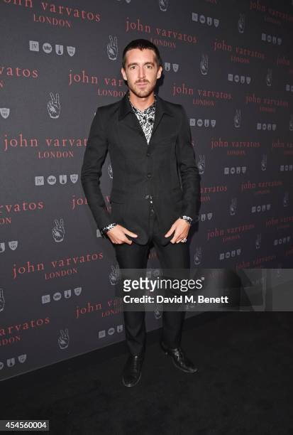Miles Kane attends as John Varvatos launch their first European store in London, on September 3, 2014 in London, England.