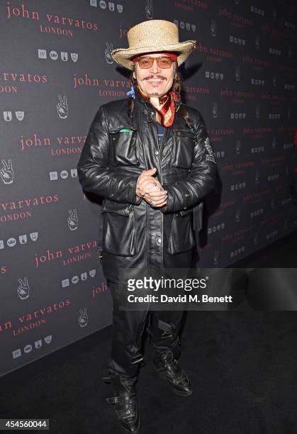Adam Ant attends as John Varvatos launch their first European store in London, on September 3, 2014 in London, England.
