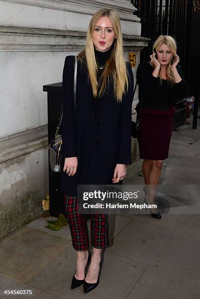 Diana Vickers sighted arriving at Downing Street for No. 11 Christmas Party on December 9, 2013 in London, England.