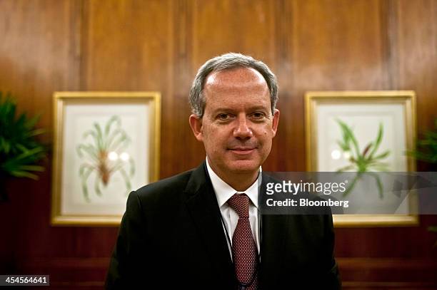 Alessandro Carlucci, chief executive officer of Natura Cosmeticos SA, sits for a photo following an interview at the Clinton Global Initiative Latin...