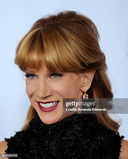 Comedian Kathy Griffin arrives at the TevorLIVE Los Angeles Benefit celebrating The Trevor Project's 15th anniversary at the Hollywood Palladium on...