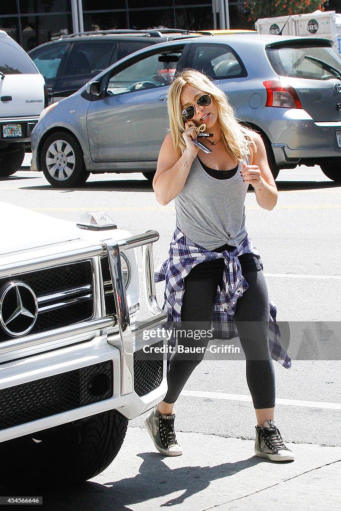 Celebrity Sightings In Los Angeles - September 03, 2014