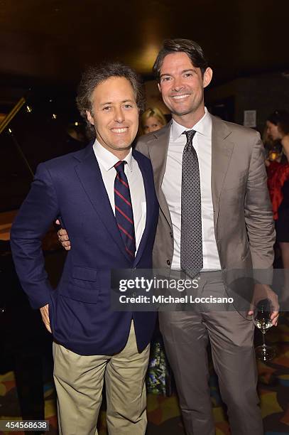 David Lauren and Vice President of Luxury for The New York Times and Publisher of T: The New York Times Style Magazine Brendan Coolidge Monaghan...