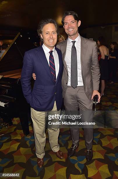 David Lauren and Vice President of Luxury for The New York Times and Publisher of T: The New York Times Style Magazine Brendan Coolidge Monaghan...