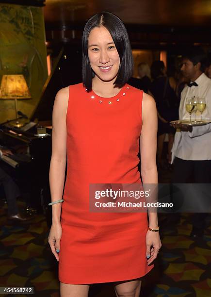 Editor-in-Chief of Lucky Eva Chen attends the New York Times Vanessa Friedman and Alexandra Jacobs welcome party on September 3, 2014 in New York...
