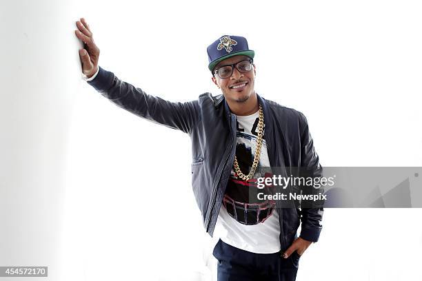 American rapper T.I. Poses during a photo shoot at the Darling Hotel on September 3, 2014 in Sydney, Australia. T.I. Is in Australia to promote his...