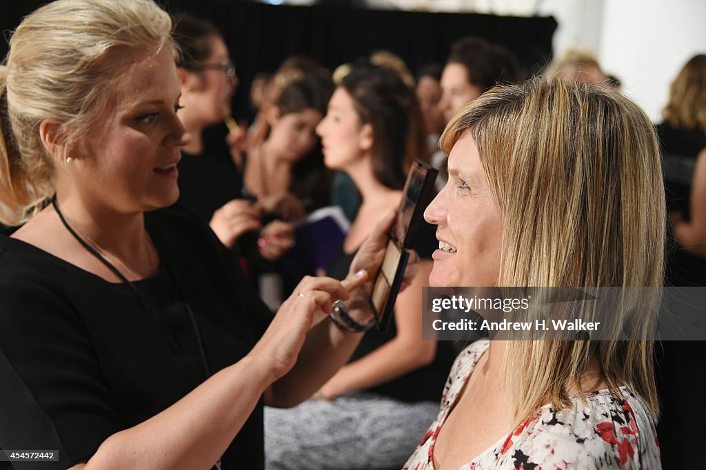 Salute The Runway Sponsored By Little Black Dress Wines & Fatigues To Fabulous - Backstage - Mercedes-Benz Fashion Week Spring 2015