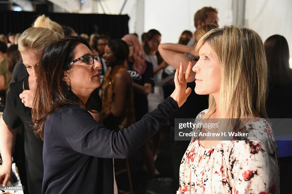 Salute The Runway Sponsored By Little Black Dress Wines & Fatigues To Fabulous - Backstage - Mercedes-Benz Fashion Week Spring 2015