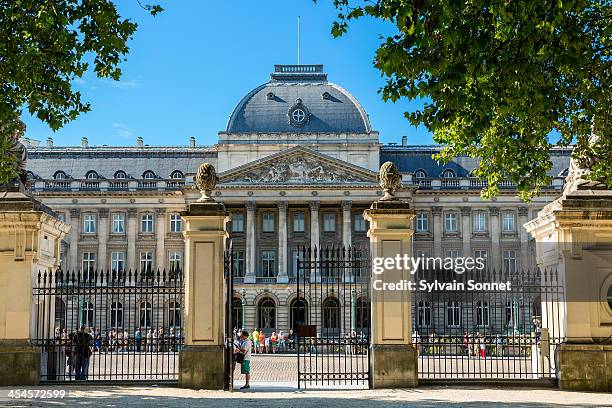 brussels, royal palace - royal palace brussels stock pictures, royalty-free photos & images