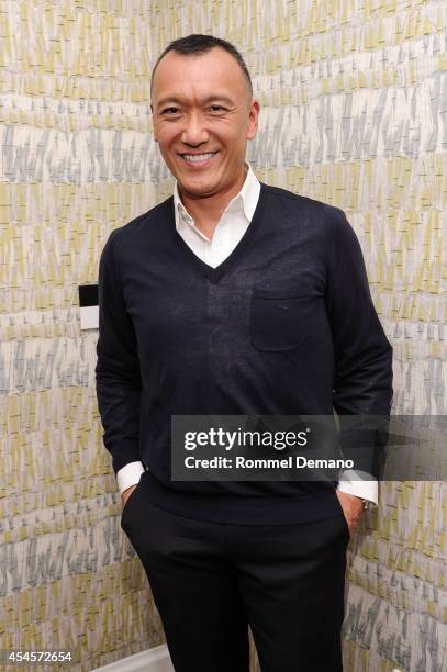 Joe Zee attends the Logo TV Premiere Party for " Secret Guide To Fabulous" with Kelly Ripa & Mark Consuelos at Crosby Hotel on September 3, 2014 in...