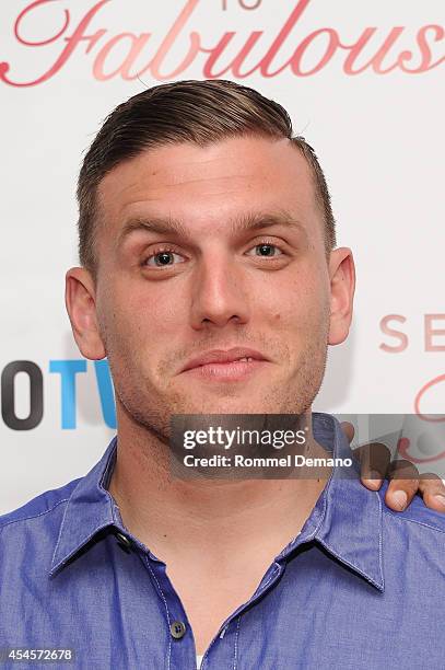 Chris DiStefano attends the Logo TV Premiere Party for "Secret Guide To Fabulous" with Kelly Ripa & Mark Consuelos at Crosby Hotel on September 3,...