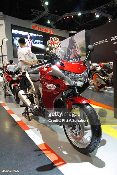 Honda CBR 250 on display at The 33rd Bangkok International Motorshow. The 33rd Bangkok International Motorshow will be held from March 28 to April 8....