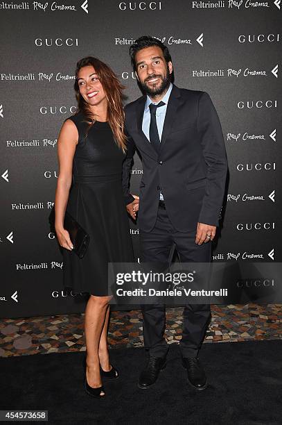 Edoardo Leo and Laura Marafioti attend The Space Movies - Universal Pictures Italia, Feltrinelli Real Cinema And Gucci Present The Italian Premiere...