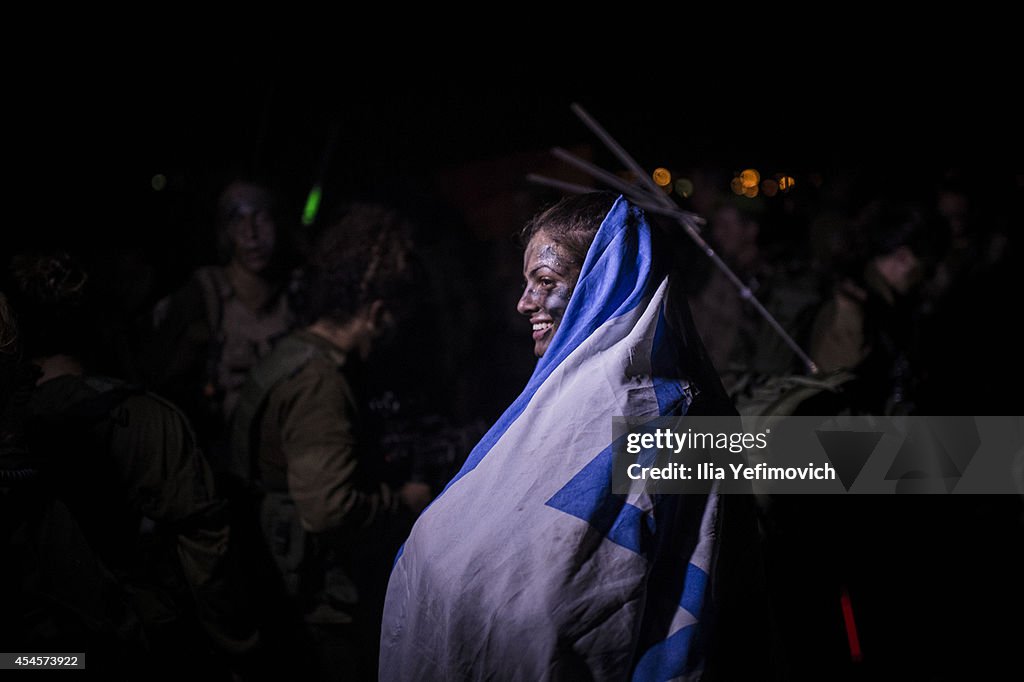 Israeli Mostly Female Combat Unit Karakal Perform Large Combat Exercise